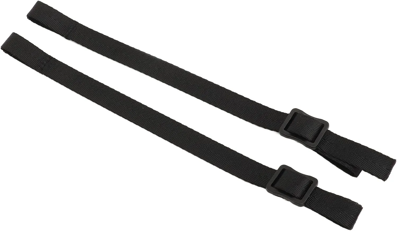 2Pcs Adjustable Hockey Helmet Chin Strap - Black, Half Size - Adults - Hockey Players