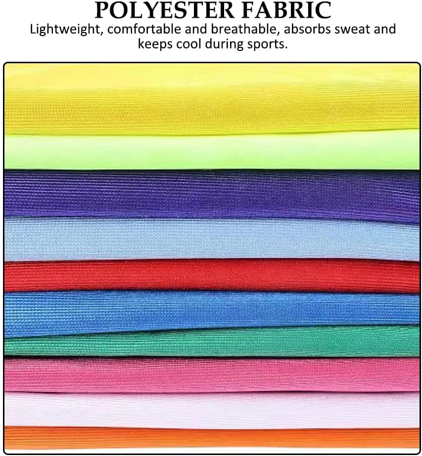 6 Pack Scrimmage Vests/Sport Basketball Pinnies/Soccer Bibs for Kid and Adult