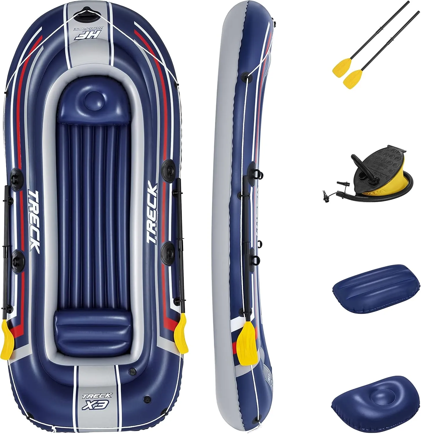 Bestway Hydro-Force Inflatable Raft Set | Inflatable Boat for Kids and Adults | Great for Ponds, Lakes, Rivers