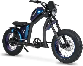 BG-X Electric Bike for Adults 1500W Brushless Motor with 48V/31.5Ah Battery, 34  MPH Up to 40 Miles Range 20" *5" Fat TireFront/Rear Turn Signal, Dual Suspension