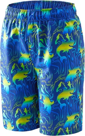 Boys Swim Trunks Quick-Dry w/Ultra Soft Jersey Lining Premium Eco Material UPF 50 