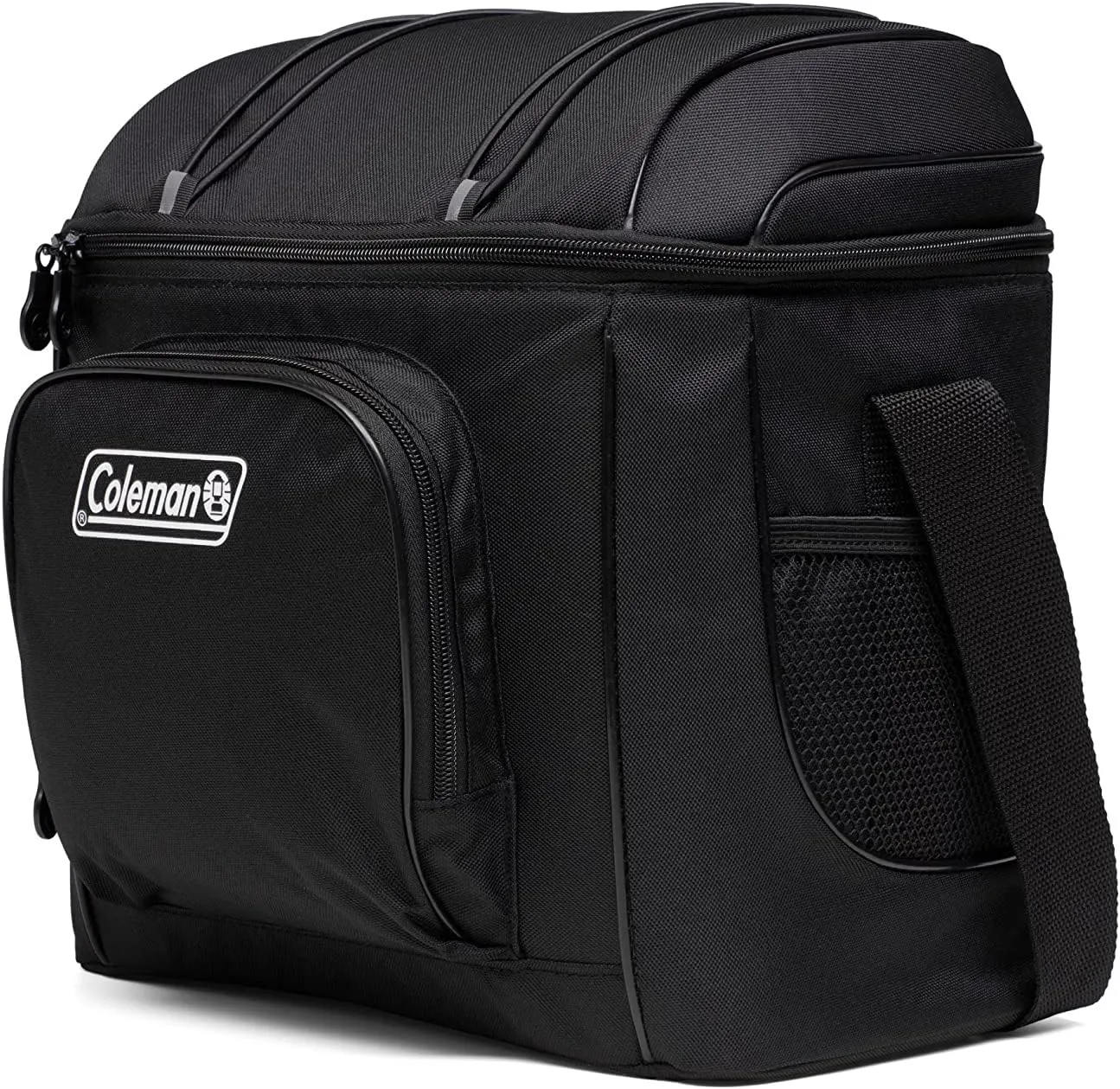 Coleman Chiller Insulated Soft Cooler, Leakproof 9/16/30 Can Cooler with 12  Hour Ice Retention, Made with Recycled Materials, Great for Lunch, Camping, Beach, Pool, Sports, & More
