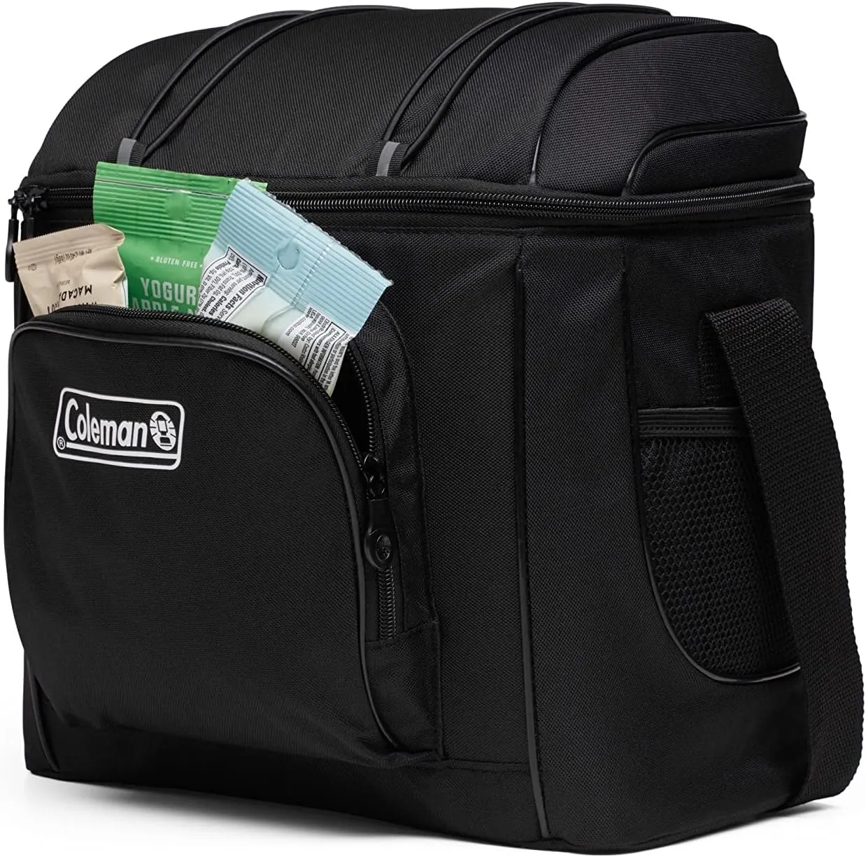Coleman Chiller Insulated Soft Cooler, Leakproof 9/16/30 Can Cooler with 12  Hour Ice Retention, Made with Recycled Materials, Great for Lunch, Camping, Beach, Pool, Sports, & More
