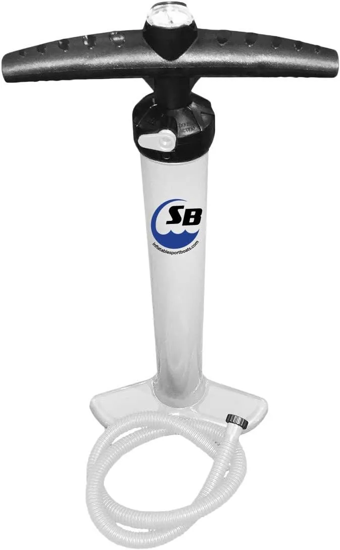 Double Action Hand Pump for Inflatable Boats - Dinghies - Stand Up Paddle Boards - ISUP Pumps