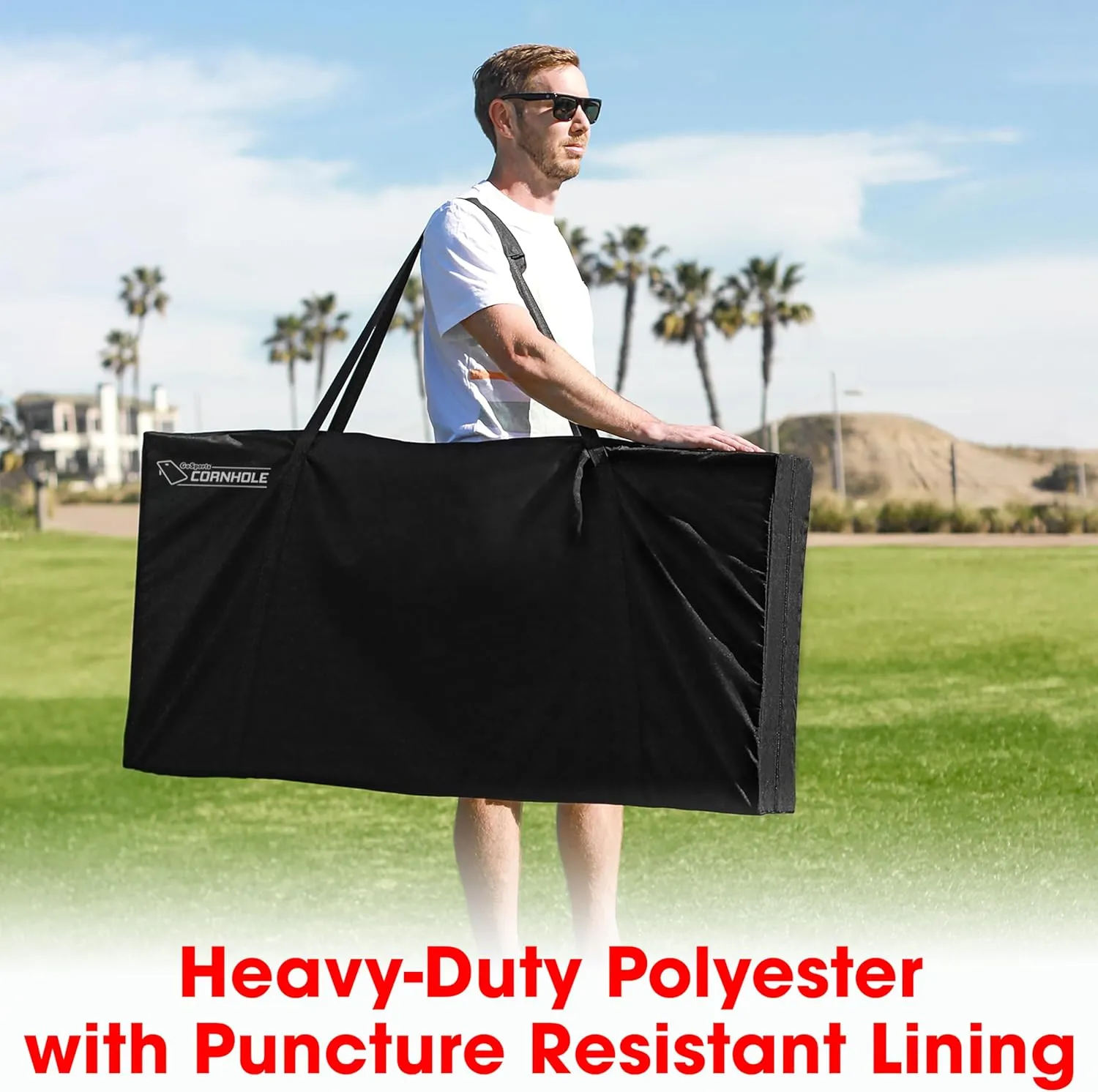 GoSports Premium Cornhole Carrying Case (Regulation Size or Tailgate Size)