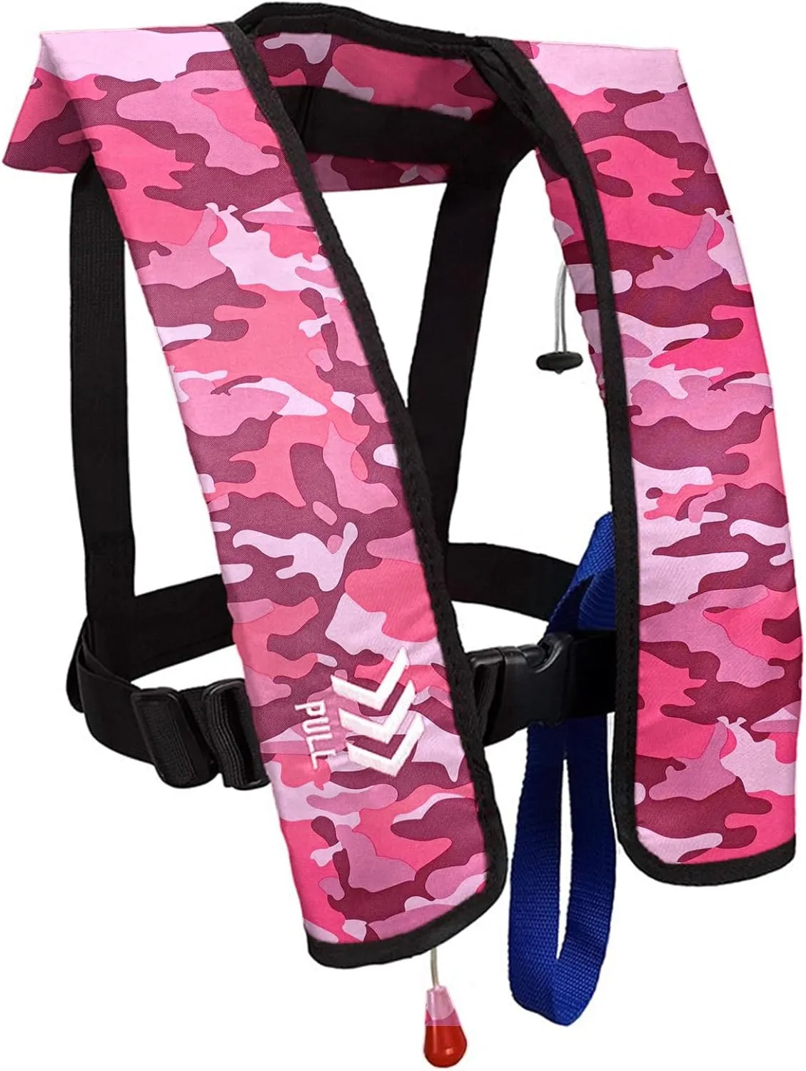Manual Inflatable Life Jacket|Life Vest for Adults|PFD Low Profile|Supports up to 330 lbs(YSH701)