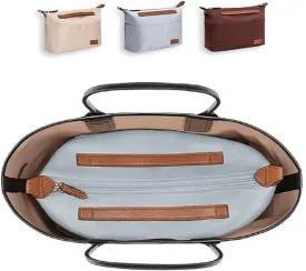 Silk fabric Handbag Organizers Tote bag Organizer handbag Organizer Storage bag