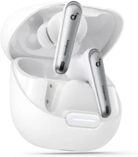 Soundcore by Anker Liberty 4 NC Noise Cancelling Earbuds, 98.5% Noise Reduction, Adaptive Noise Cancelling to Ears and Environment, Hi-Res Sound, 50H Battery, Wireless Charging, Bluetooth 5.3