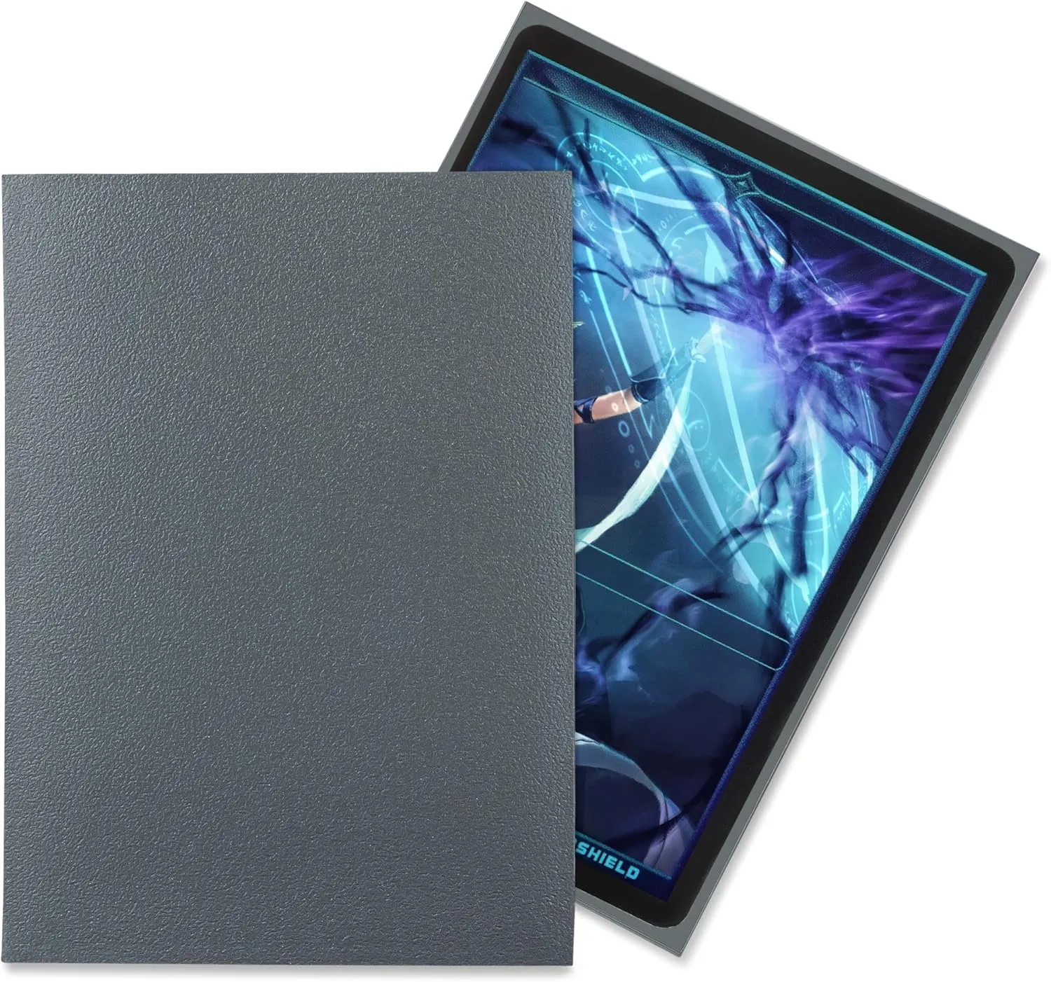 TitanShield Premium Slate Gray 150 Sleeves Standard Size Board Game Trading Card Sleeves Deck Protector for Magic The Gathering MTG, Baseball Collection, Dropmix