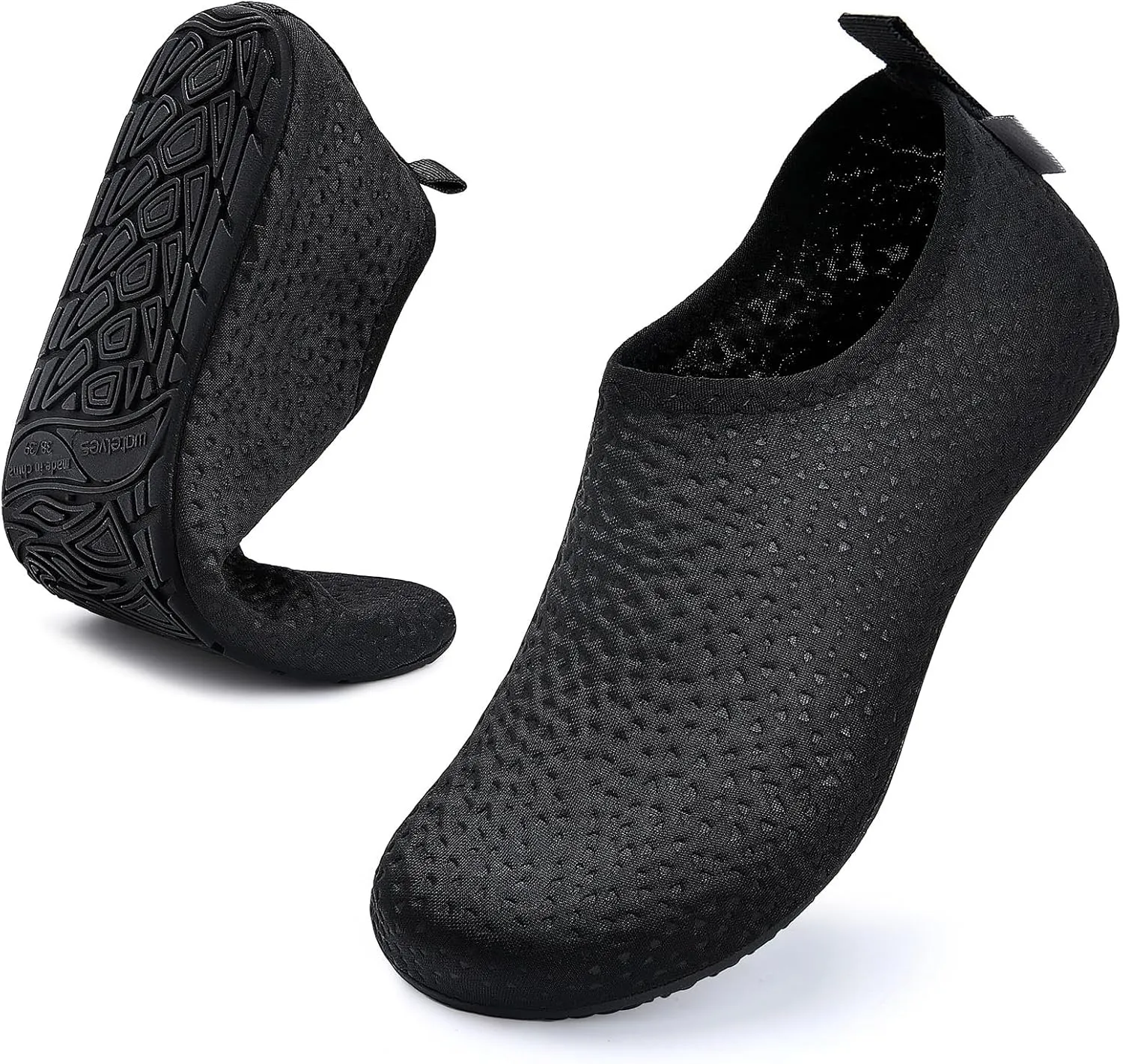 WateLves Womens and Mens Kids Water Shoes Barefoot Quick-Dry Aqua Socks for Beach Swim Surf Yoga Exercise